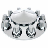 Chrome Pointed Axle Cover - 33mm Nut Cover