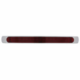 19 LED 17" Stop, Turn & Tail Light Bar w/ Bezel - Red LED/Red Lens