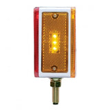 39 LED Reflector Double Face Turn Signal Light - Amber/Red Lens