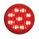 30" Heavy Duty Mud Flap Hanger w/ 9 LED End Cap & Grommet - Red LED/Red Lens