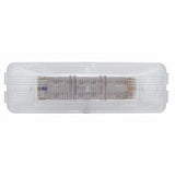 12 LED Rectangular Clearance/Marker Light - Red LED/Clear Lens
