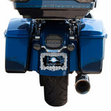 Chrome Skull Motorcycle License Plate Frame