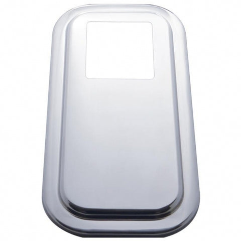 Peterbilt Stainless Shift Plate Cover - Extended Hood