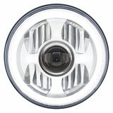 7” High Power LED Projection Headlight with Dual Function LED Halo Ring