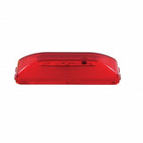 10 LED Rectangular Clearance/Marker Light - GLO Light - Red LED/Red Lens