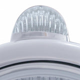 Chrome Guide 682-C Style Headlight 6014 & LED Turn Signal - Clear Lens