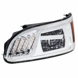 High Power LED Headlight w/LED Turn, Position, & DRL For 2008+ PB 386/387