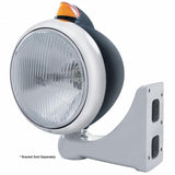 Black Guide 682-C Headlight H4 & Original Style LED Signal - Amber Lens