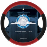 18” Carbon Fiber Style Steering Wheel Cover - Red