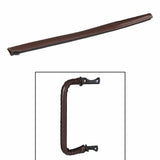 24" Driver Assist Grab Bar Cover - Brown Engineered Leather