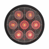 7 LED 4" Competition Series Stop, Turn & Tail Light  - Red LED/Clear Lens