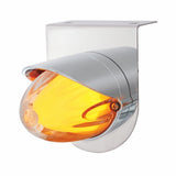 Stainless Light Bracket w/ 9 LED Dual Function "GLO" Watermelon Grakon 1000 Light & Visor - Amber LED/ Clear Lens