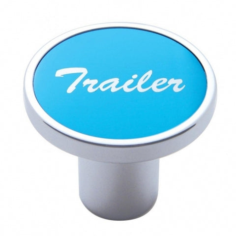 "Trailer" Air Valve Knob - Blue Aluminum Sticker