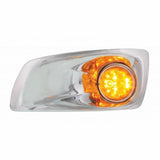 LED Kenworth T660 Dual Function Bumper Light - Watermelon Style w/ Amber Lens