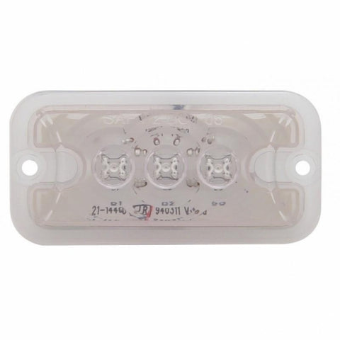 3 LED Clearance/Marker Light - Red LED/Clear Lens