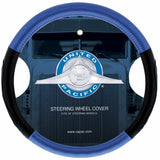 18” Carbon Fiber Style Steering Wheel Cover - Blue