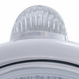 Stainless Steel Guide 682-C Style Headlight H6024 & LED Turn Signal - Clear Lens