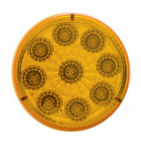 9 LED 2" Reflector Clearance/Marker Light - Amber LED/Amber Lens