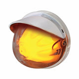 9 LED Dual Function "Glo" Watermelon Flush Mount Kit w/ Visor - Amber LED/Clear Lens