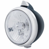 Black Guide 682-C Style Headlight Crystal H4 & Original Style LED Signal - Clear Lens