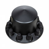 Matte Black Pointed Rear Axle Cover w/ 33mm Thread-on Nut Cover