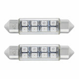 8-SMD High Power LED 211-2 Light Bulb - Amber (2 Pack)