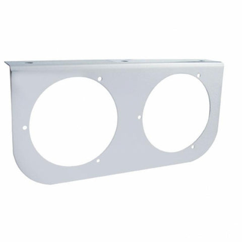 4" Stainless Light Bracket w/ Flange - 2 Holes