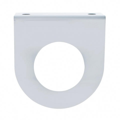 2" Stainless Light Bracket w/ Flange - 1 Hole