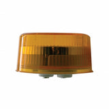 9 LED 2" Reflector Clearance/Marker Light - Amber LED/Amber Lens