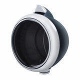 Black Guide 682-C Headlight No Bulb w/ Original Style LED Signal - Clear Lens