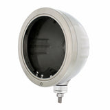 Stainless "Bullet" Embossed Stripe Headlight Housing