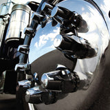 33mm x 2 3/4" Chrome Plastic Original Nut Cover - Push-On (60 Pack)