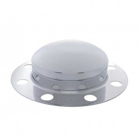 Dome Front Axle Cover 3 Piece Kit - Steel/Aluminum Wheel