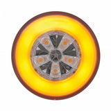 18 LED 4" "GLO" Turn Signal Light Kit - Amber LED/Amber Lens