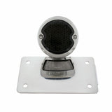 LED Chrome "Bobber" Style Horizontal Tail Light With License Light - Smoke Lens