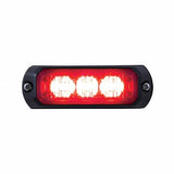 Mini 3 LED Warning Light - Red