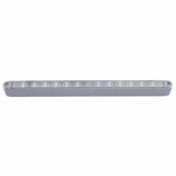 14 LED 12" Sequential Light Bar w/ Bezel - Amber LED/Clear Lens