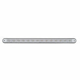 14 LED 12" Light Bar with Black Housing - Red LED/Clear Lens