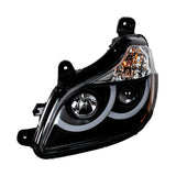 "Blackout" Projection Headlight With LED Position Light For 2013+ Kenworth T680