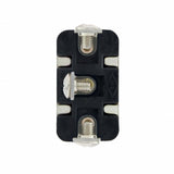 3 Pin, 10 Amp - 12 Volts D.C. On-Off Metal Toggle Switch w/ 3 Screw Terminals