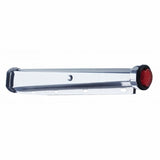 30" Heavy Duty Mud Flap Hanger w/ 9 LED End Cap & Grommet - Red LED/Red Lens