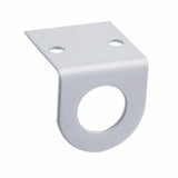 Stainless Steel Mini Light Bracket - 13/16" Round Cutout - 1 Light Cutout