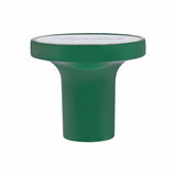 "Trailer" Aluminum Screw-On Air Valve Knob w/Stainless Plaque - Emerald Green
