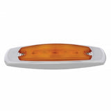 16 LED Rectangular Clearance/Marker Light - GLO Light - Amber LED/Amber Lens