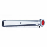 30" Heavy Duty Mud Flap Hanger w/ 9 LED Reflector End Cap & Bezel - Red LED/Red Lens