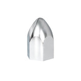 1 1/2" X 2 3/4" Chrome Plastic Bullet Nut Cover - Push-On (60 Pack)