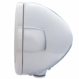 Chrome Classic Headlight 6014 Bulb & Amber Turn Signal Lens