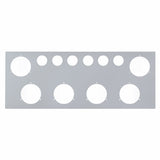Stainless Steel Rear Center Light Panel w/ Six 4" Light Cutouts & Six 2" Light Cutouts