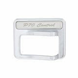 2014+ Peterbilt Chrome Rocker Switch Cover - PTO Control