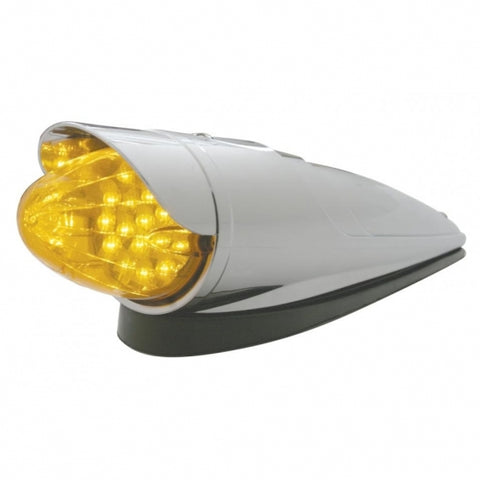 19 LED Reflector Grakon 1000 Cab Kit w/ Visor - Amber LED/Amber Lens